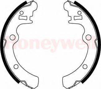 BENDIX 361411B Комплект гальмівних колодок
