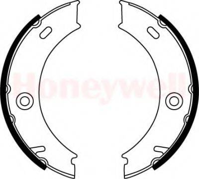 BENDIX 362420B Комплект гальмівних колодок, стоянкова гальмівна система
