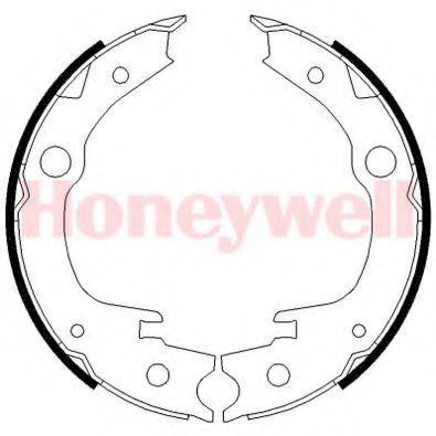 BENDIX 362450B Комплект гальмівних колодок, стоянкова гальмівна система