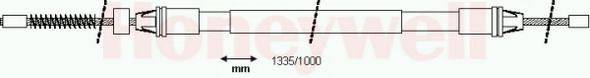 BENDIX 432809B Трос, стоянкова гальмівна система