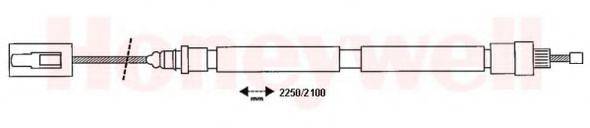 BENDIX 432881B Трос, стоянкова гальмівна система