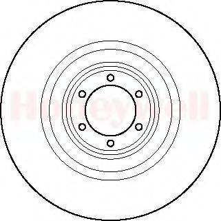 BENDIX 561040B гальмівний диск