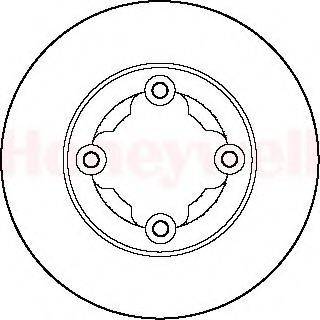 BENDIX 561226B гальмівний диск