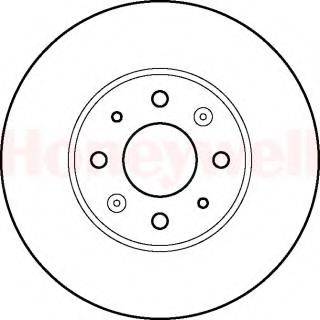 BENDIX 561337B гальмівний диск