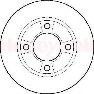 BENDIX 561449B гальмівний диск