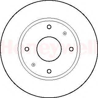 BENDIX 561457B гальмівний диск