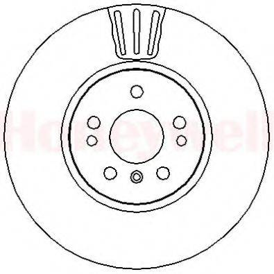 BENDIX 562343B гальмівний диск