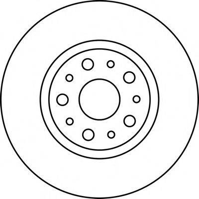 BENDIX 562214B гальмівний диск