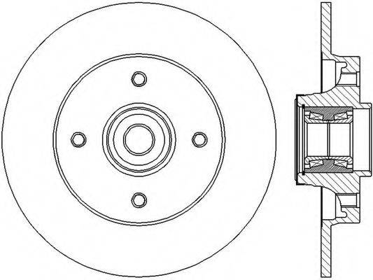 BENDIX 562374B гальмівний диск