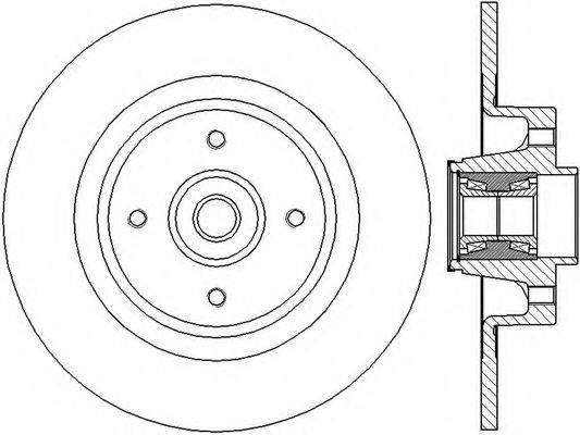 BENDIX 562379B гальмівний диск
