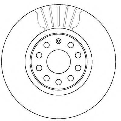 BENDIX 562387B гальмівний диск