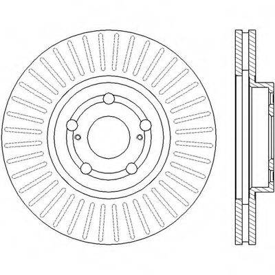 BENDIX 562453B гальмівний диск