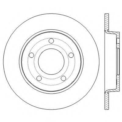 BENDIX 562560BC гальмівний диск