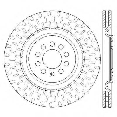 BENDIX 562597BC гальмівний диск