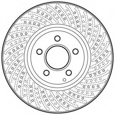 BENDIX 562634BC гальмівний диск