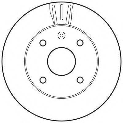 BENDIX 562662BC гальмівний диск