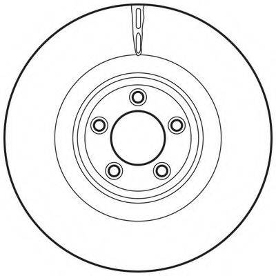 BENDIX 562692BC гальмівний диск