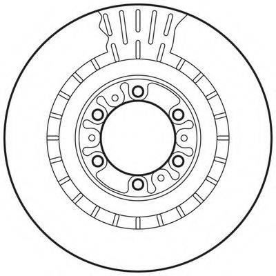 BENDIX 562798BC гальмівний диск