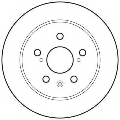 BENDIX 562801BC гальмівний диск