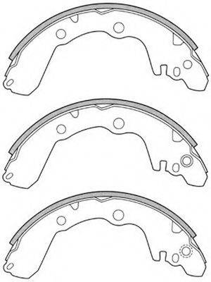 FIT FT3306 Комплект гальмівних колодок