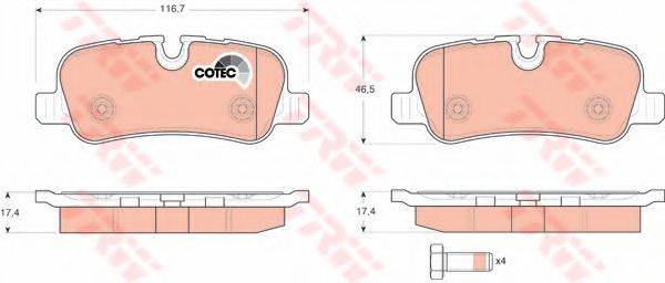 DR!VE+ DP1010100897 Комплект гальмівних колодок, дискове гальмо