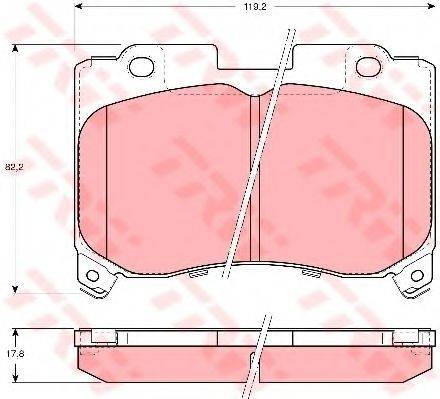 DR!VE+ DP1010100561 Комплект гальмівних колодок, дискове гальмо