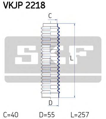 SKF VKJP2218 Комплект пильника, рульове керування