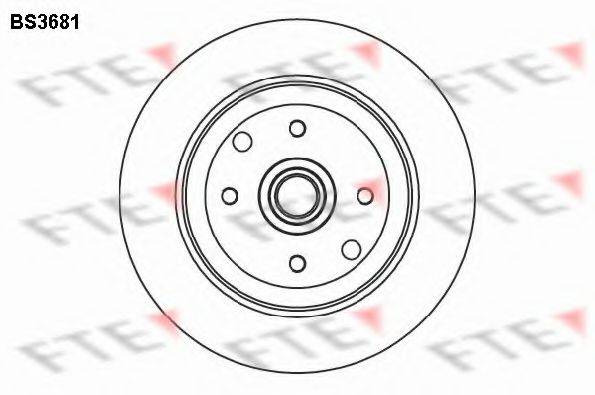 FTE BS3681 гальмівний диск