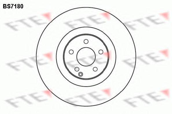 FTE BS7180 гальмівний диск