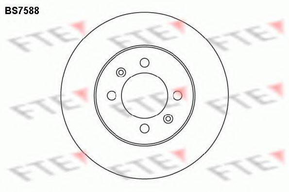 FTE BS7588 гальмівний диск