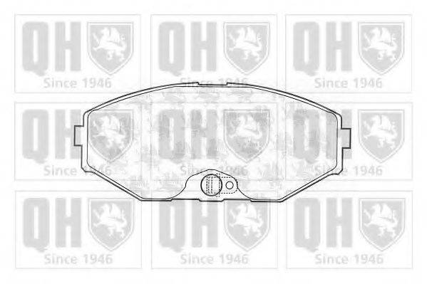 QUINTON HAZELL BP1184 Комплект гальмівних колодок, дискове гальмо