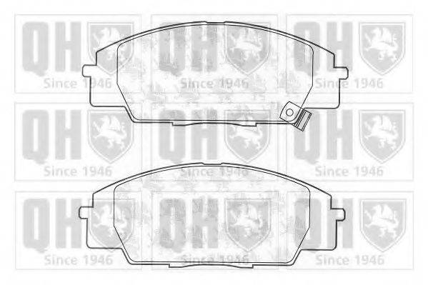 QUINTON HAZELL BP1219 Комплект гальмівних колодок, дискове гальмо