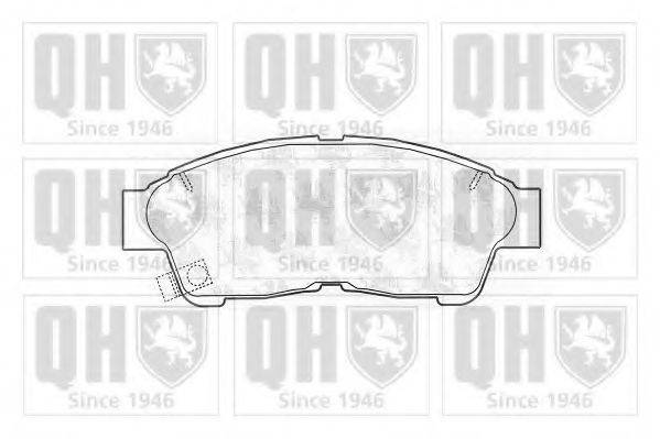 QUINTON HAZELL BP742 Комплект гальмівних колодок, дискове гальмо