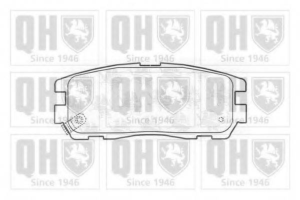 QUINTON HAZELL BP792 Комплект гальмівних колодок, дискове гальмо