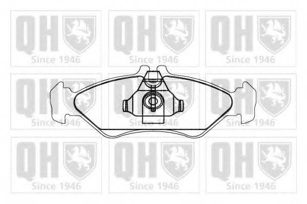 QUINTON HAZELL BP868 Комплект гальмівних колодок, дискове гальмо