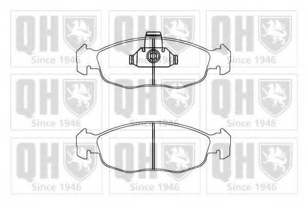 QUINTON HAZELL BP871 Комплект гальмівних колодок, дискове гальмо