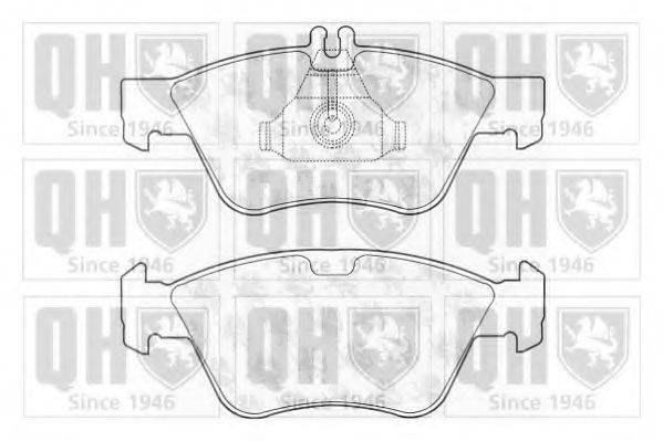 QUINTON HAZELL BP920 Комплект гальмівних колодок, дискове гальмо