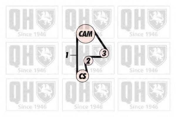 QUINTON HAZELL QTB306 Ремінь ГРМ