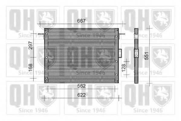 QUINTON HAZELL QCN162 Конденсатор, кондиціонер