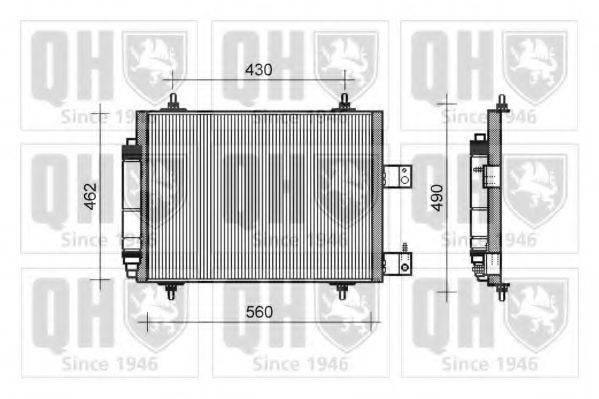 QUINTON HAZELL QCN222 Конденсатор, кондиціонер