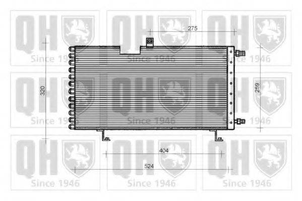 QUINTON HAZELL QCN30 Конденсатор, кондиціонер