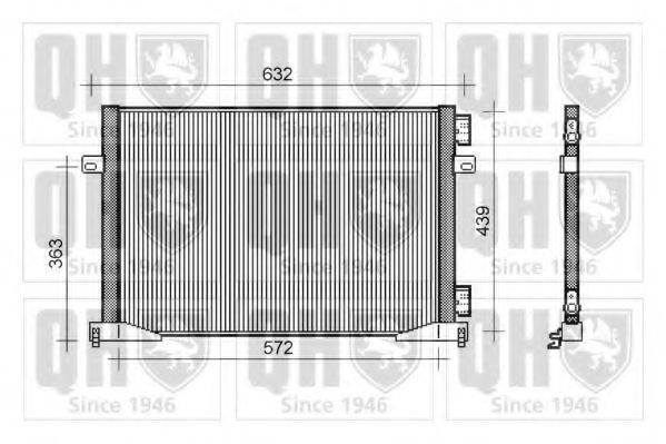 QUINTON HAZELL QCN371 Конденсатор, кондиціонер