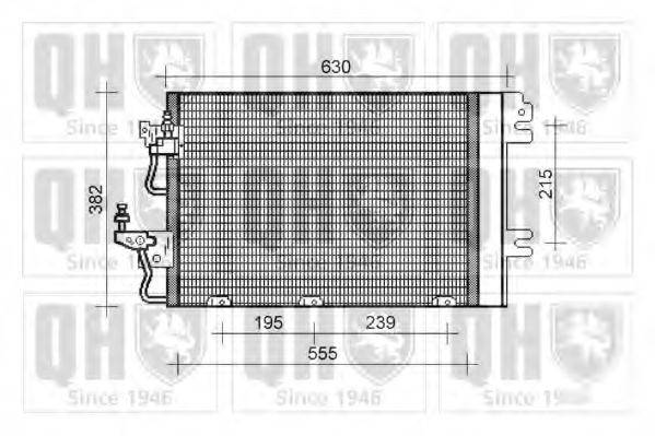 QUINTON HAZELL QCN449 Конденсатор, кондиціонер