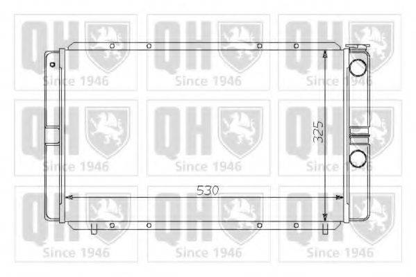 QUINTON HAZELL QER1316 Радіатор, охолодження двигуна