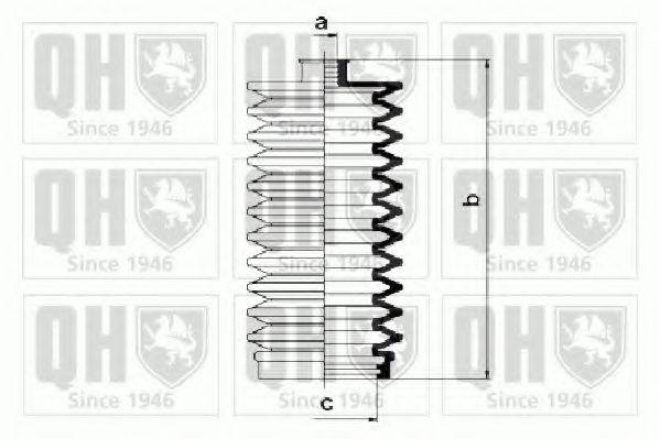 QUINTON HAZELL QG1303 Комплект пильника, рульове керування