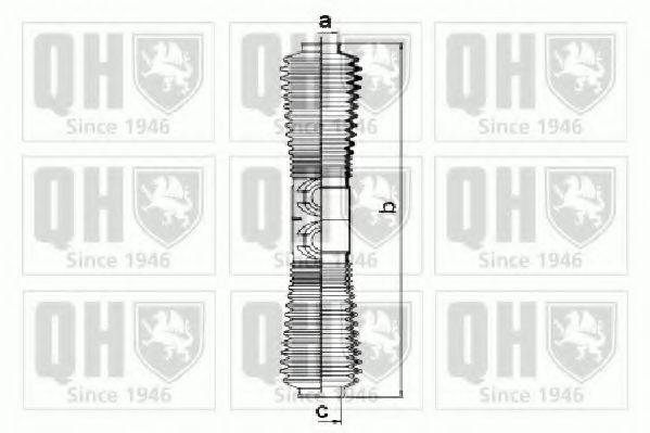 QUINTON HAZELL QG1315 Комплект пильника, рульове керування