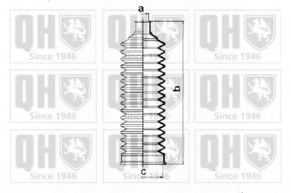 QUINTON HAZELL QG1339 Комплект пильника, рульове керування