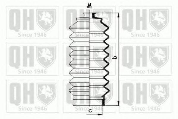 QUINTON HAZELL QG1444 Комплект пильника, рульове керування