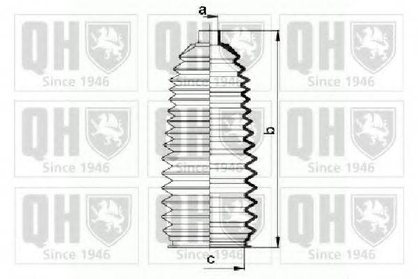 QUINTON HAZELL QG1463 Комплект пильника, рульове керування