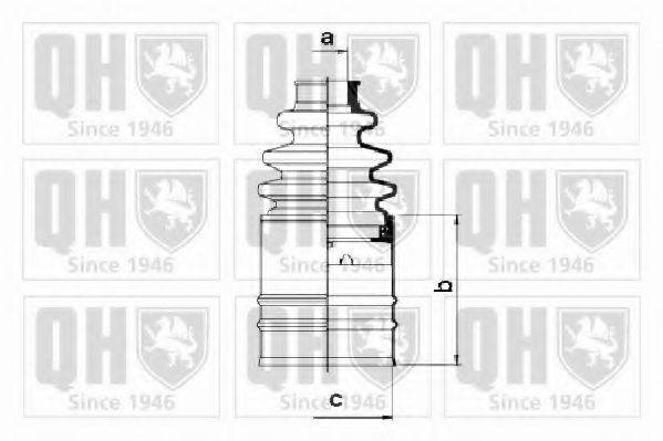 QUINTON HAZELL QJB2674 Комплект пильника, приводний вал